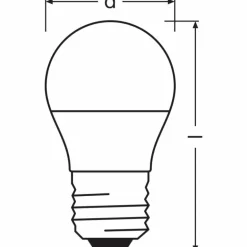 OSRAM LED Star E27 4,9 Watt 6500 Kelvin 470 Lumen