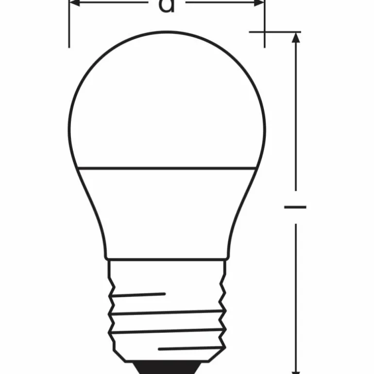 OSRAM LED Star E27 4,9 Watt 6500 Kelvin 470 Lumen
