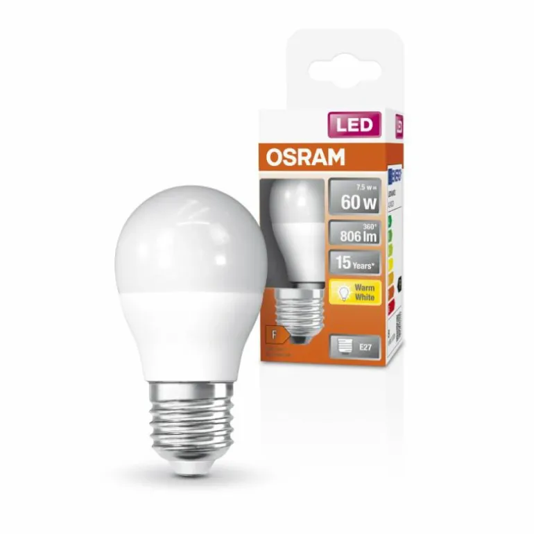 OSRAM LED Star E27 7,5 Watt 2700 Kelvin 806 Lumen