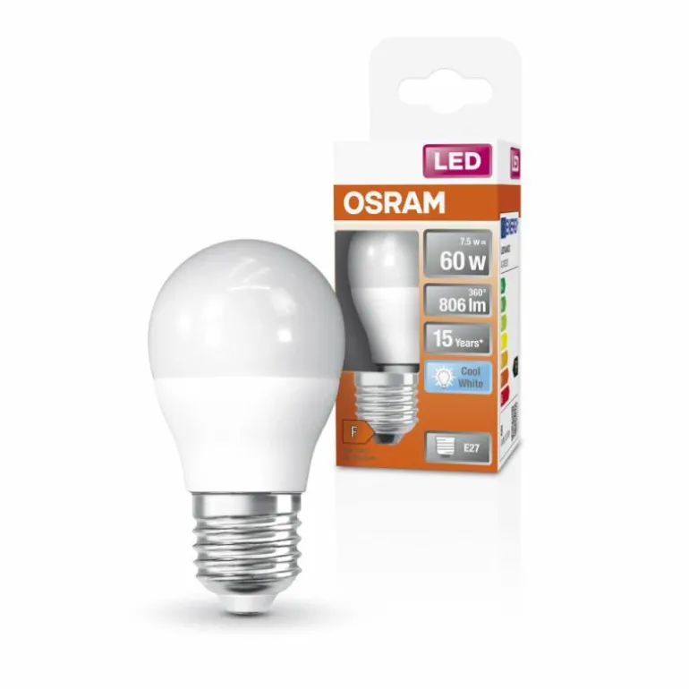 OSRAM LED Star E27 7,5 Watt 4000 Kelvin 806 Lumen