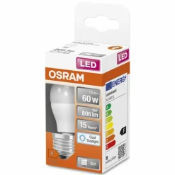 OSRAM LED Star E27 7,5 Watt 6500 Kelvin 806 Lumen
