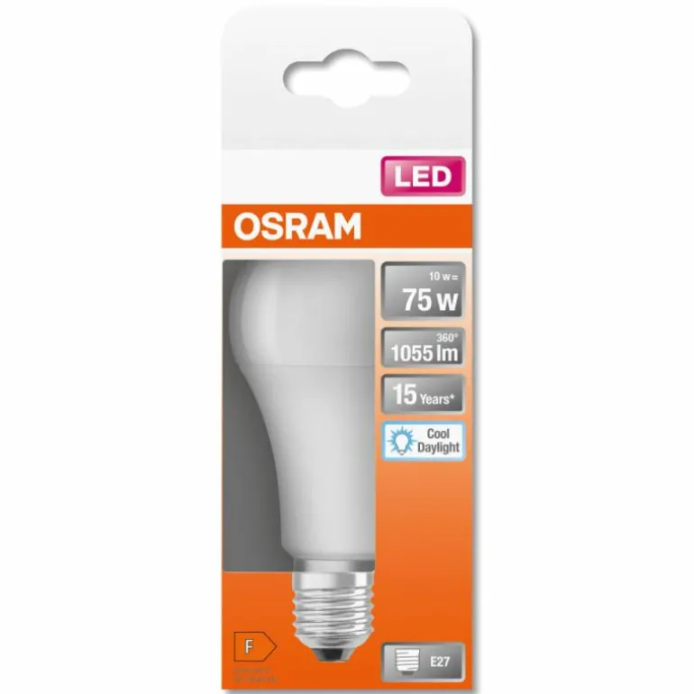 OSRAM LED Star E27 10 Watt 6500 Kelvin 1055 Lumen