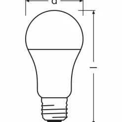 OSRAM LED Star E27 10 Watt 6500 Kelvin 1055 Lumen