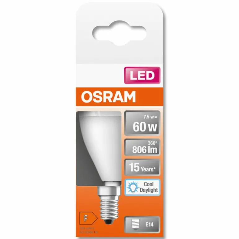 OSRAM LED Star E14 7,5 Watt 6500 Kelvin 806 Lumen