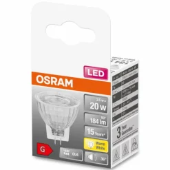 OSRAM LED STAR GU4 2,5 watt 2700 kelvin 184 lumen