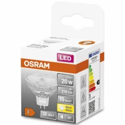 OSRAM LED STAR GU5.3 2,6 watt 2700 kelvin 210 lumen