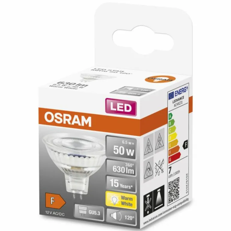 OSRAM LED Star GU5.3 6,5 Watt 2700 Kelvin 630 Lumen