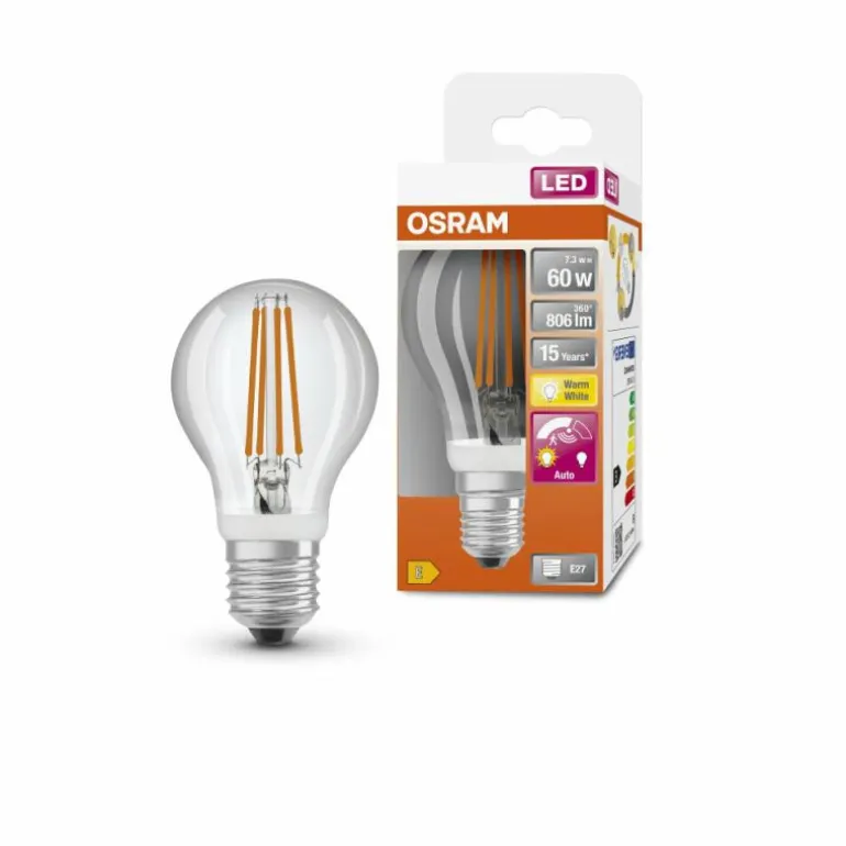 OSRAM LED STAR LED E27 7,3 Watt 2700 Kelvin 806 Lumen