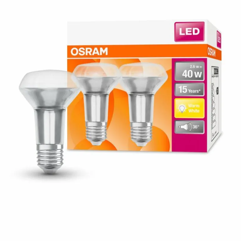 OSRAM LED STAR Lot de 2 E14 2,6 Watt 2700 Kelvin 210 lumen
