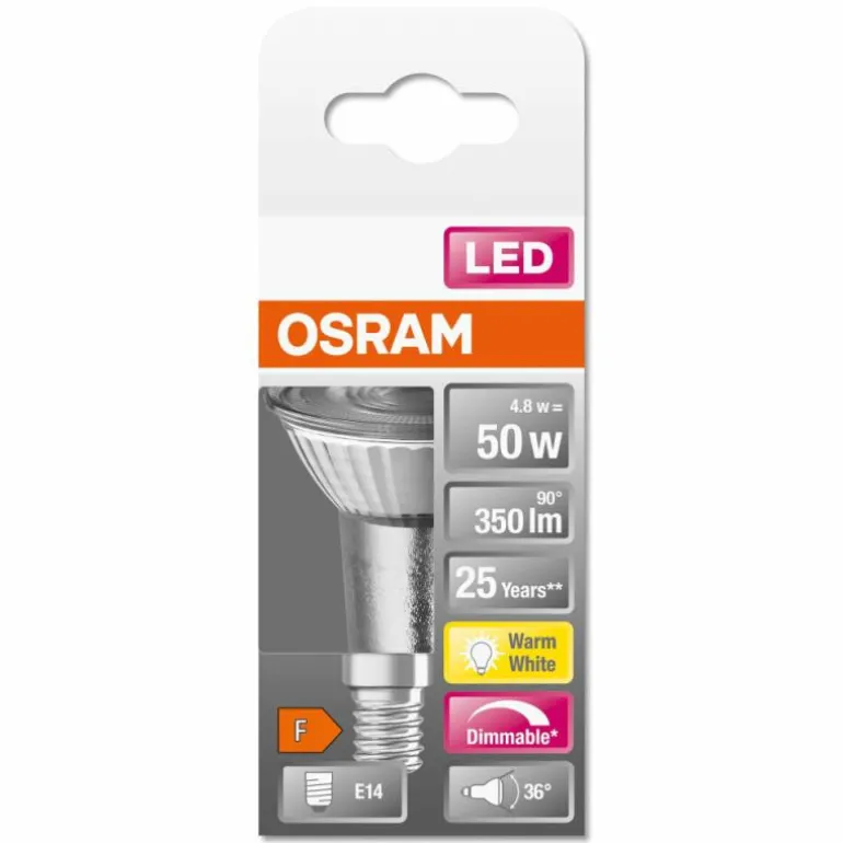 OSRAM LED SUPERSTAR E14 4,8 watt 2700 kelvin 350 lumen