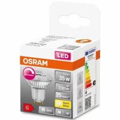 OSRAM LED SUPERSTAR LED GU10 3,4 watt 2700 kelvin 230 lumen