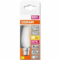 OSRAM SUPERSTAR LED B22d 3,4 watt 2700 kelvin 470 lumen