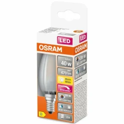 OSRAM SUPERSTAR LED E14 3,4 watt 2700 kelvin 470 lumen