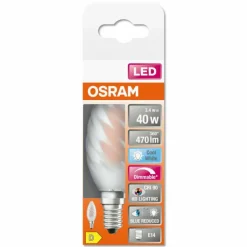 OSRAM SUPERSTAR LED E14 3,4 watt 4000 kelvin 470 lumen