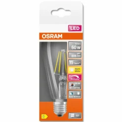 OSRAM SUPERSTAR LED E27 5,8 watt 2700 kelvin 806 lumen