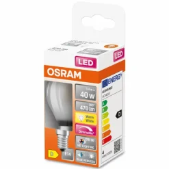 OSRAM SUPERSTAR LED E14 3,4 watt 2700 kelvin 470 lumen