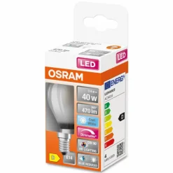 OSRAM SUPERSTAR LED E14 3,4 watt 4000 kelvin 470 lumen