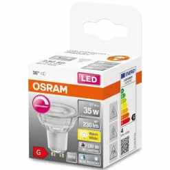 OSRAM SUPERSTAR PLUS LED GU10 3,7 watt 2700 kelvin 230 lumen