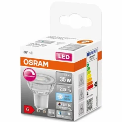 OSRAM SUPERSTAR PLUS LED GU10 3,7 watt 4000 kelvin 230 lumen