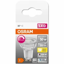 OSRAM SUPERSTAR PLUS LED GU10 4,7 watt 2700 kelvin 350 lumen
