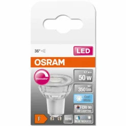 OSRAM SUPERSTAR PLUS LED GU10 4,7 watt 4000 kelvin 350 lumen