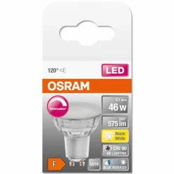 OSRAM SUPERSTAR PLUS LED GU10 6,7 watt 2700 kelvin 575 lumen