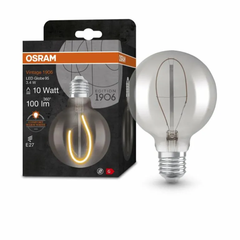 OSRAM Vintage 1906® LED E27 3,4 Watt 1800 Kelvin 100 Lumen