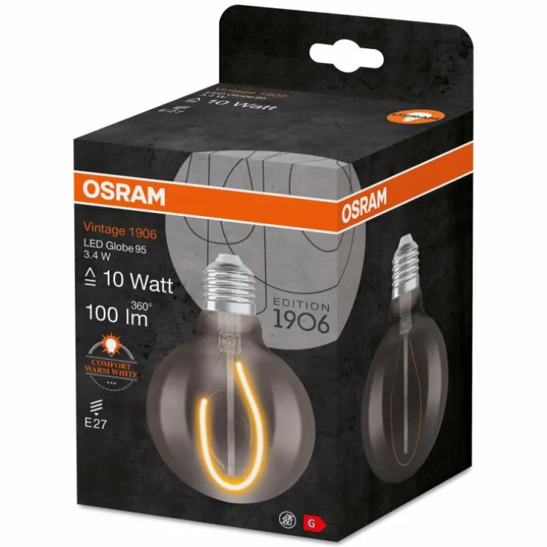 OSRAM Vintage 1906® LED E27 3,4 Watt 1800 Kelvin 100 Lumen