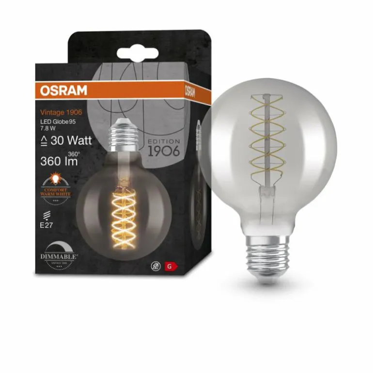 OSRAM Vintage 1906® LED E27 7,8 Watt 1800 Kelvin 360 lumen