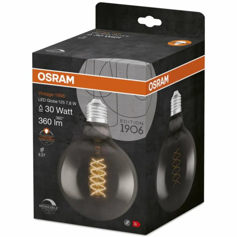 OSRAM Vintage 1906® LED E27 7,8 Watt 1800 Kelvin 360 lumen