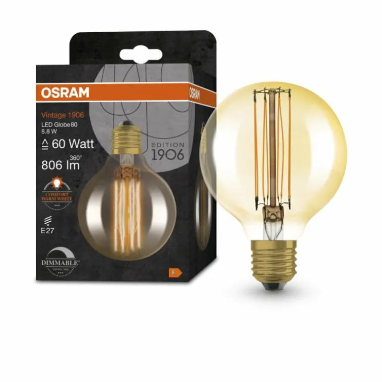OSRAM Vintage 1906® LED E27 8,8 Watt 2200 Kelvin 806 Lumen
