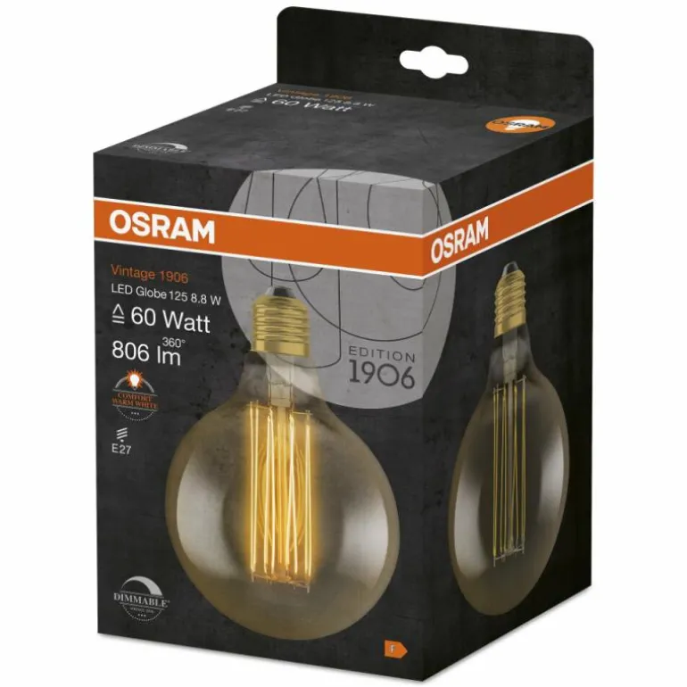 OSRAM Vintage 1906® LED E27 8,8 Watt 2200 Kelvin 806 Lumen