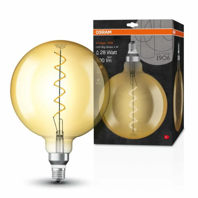 OSRAM Vintage 1906® LED E27 4 Watt 2000 Kelvin 300 Lumen