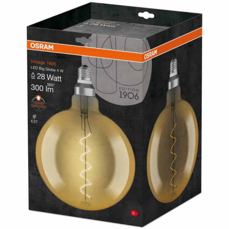 OSRAM Vintage 1906® LED E27 4 Watt 2000 Kelvin 300 Lumen