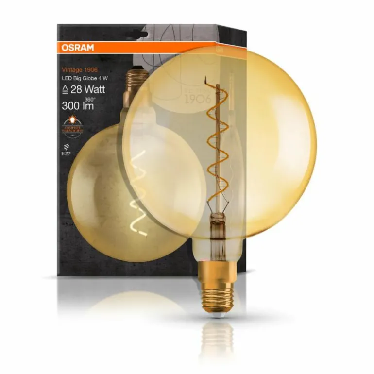 OSRAM Vintage 1906® LED E27 4 Watt 2000 Kelvin 300 Lumen