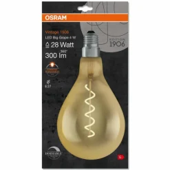 OSRAM Vintage 1906® LED E27 4 Watt 2000 Kelvin 300 Lumen