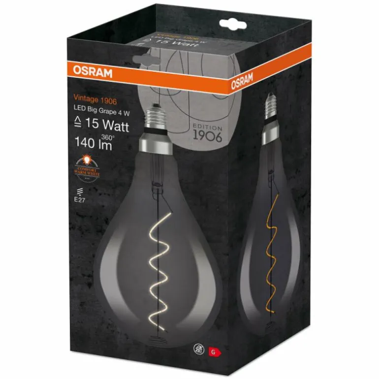 OSRAM Vintage 1906® LED E27 4 Watt 1800 Kelvin 140 Lumen