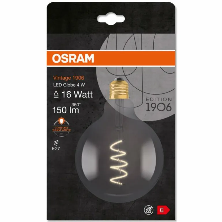 OSRAM Vintage 1906® LED E27 4 Watt 1800 Kelvin 140 Lumen