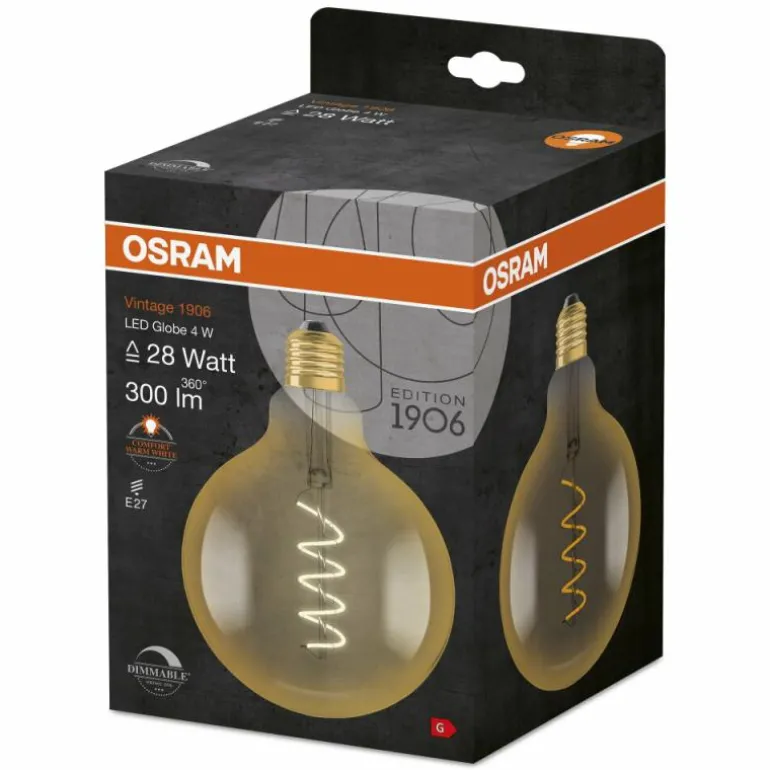 OSRAM Vintage 1906® LED E27 4 Watt 2000 Kelvin 300 Lumen