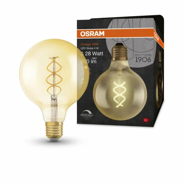 OSRAM Vintage 1906® LED E27 4 Watt 2000 Kelvin 300 Lumen