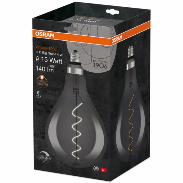 OSRAM Vintage 1906® LED E27 4 Watt 1800 Kelvin 140 Lumen