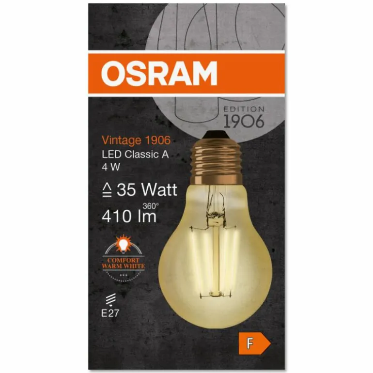 OSRAM Vintage 1906® LED E27 4 Watt 2400 Kelvin 410 Lumen