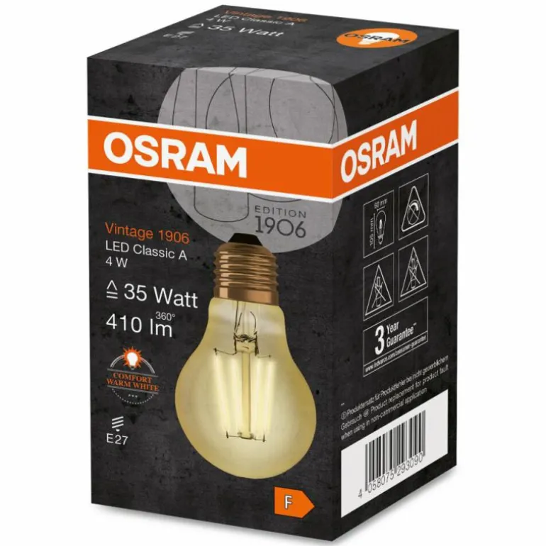 OSRAM Vintage 1906® LED E27 4 Watt 2400 Kelvin 410 Lumen
