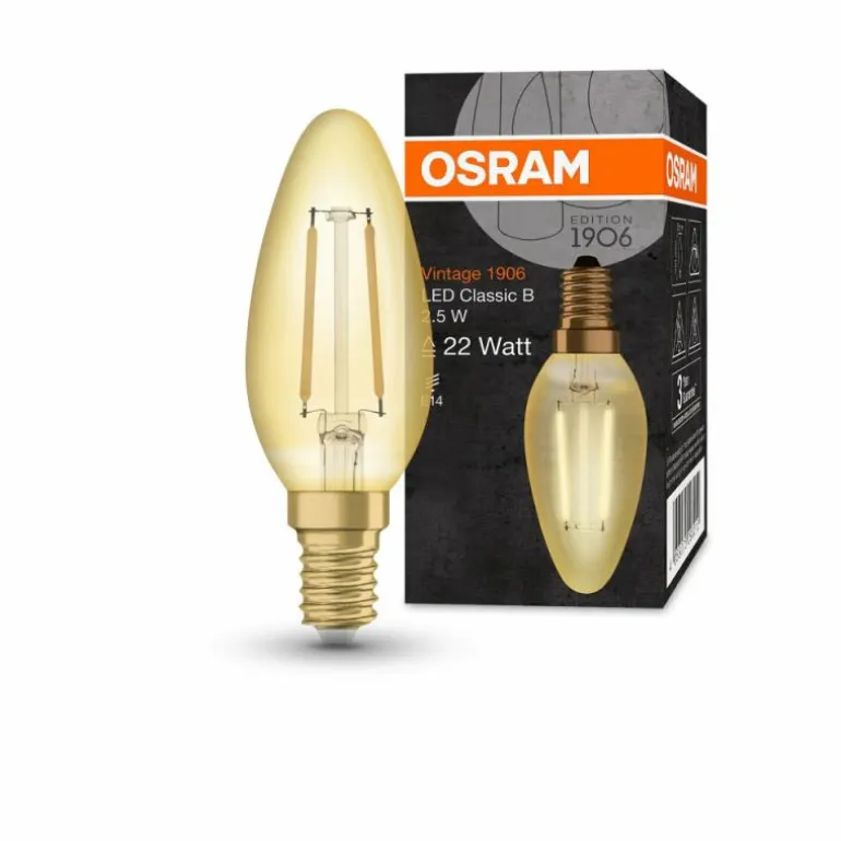 OSRAM Vintage 1906® LED E14 2,5 Watt 2400 Kelvin 220 lumen