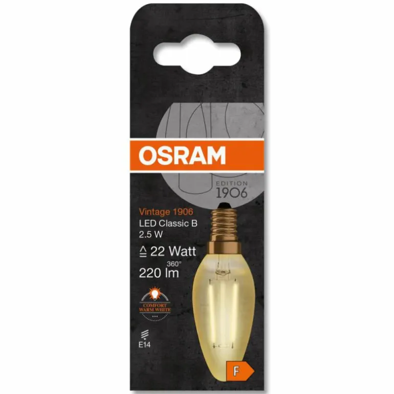 OSRAM Vintage 1906® LED E14 2,5 Watt 2400 Kelvin 220 lumen