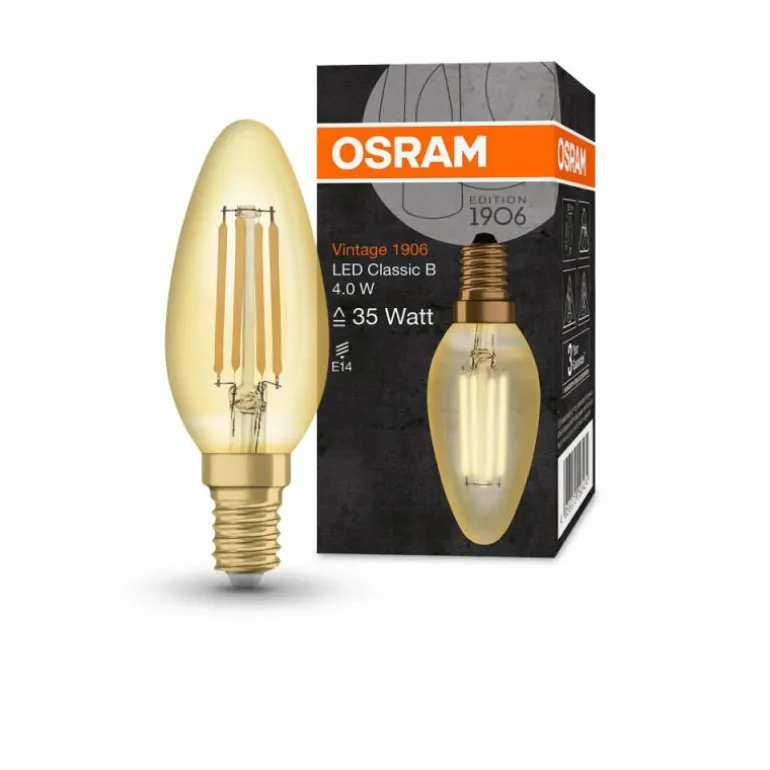 OSRAM Vintage 1906® LED E14 4 watt 2400 kelvin 410 lumen