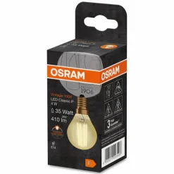 OSRAM Vintage 1906® LED E14 4 watt 2400 kelvin 410 lumen