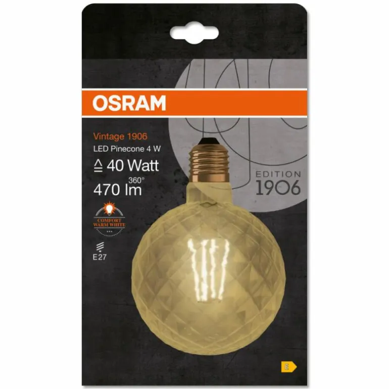 OSRAM Vintage 1906® LED E27 4 Watt 2400 Kelvin 470 Lumen