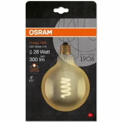 OSRAM Vintage 1906® LED E27 4 Watt 2000 Kelvin 300 Lumen