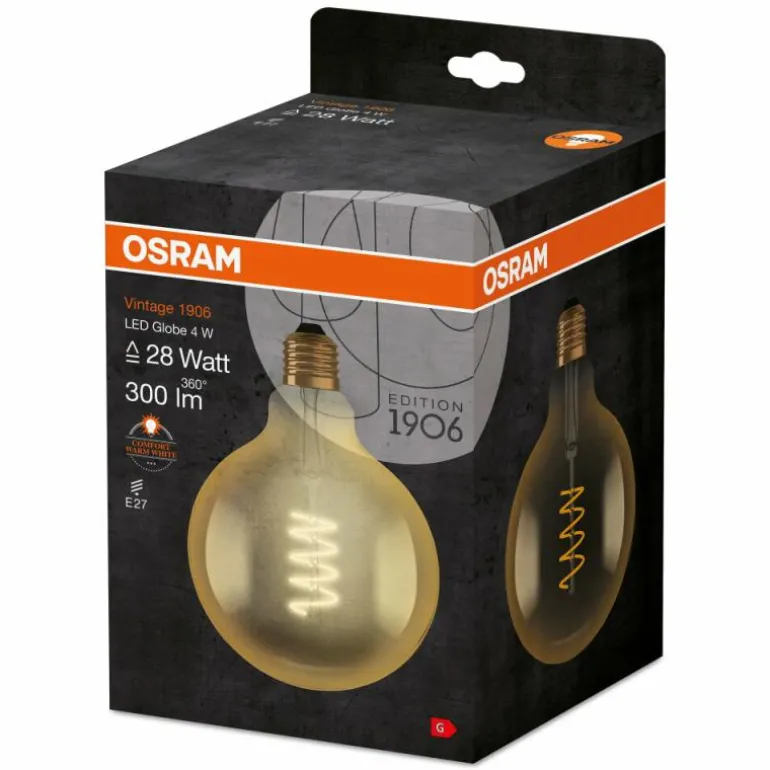 OSRAM Vintage 1906® LED E27 4 Watt 2000 Kelvin 300 Lumen